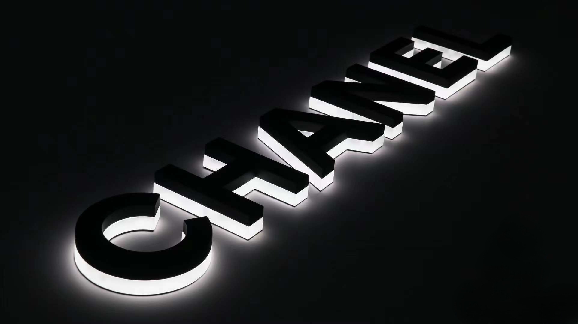 Stainless Steel Halo Lit Letter Signs for Premium Branding